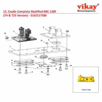 Cradle Complete Modified Bbc-120F 3162117580 Replacement