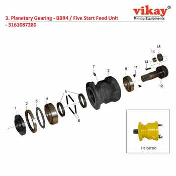 Planetary Gearing 3161087280 Replacement