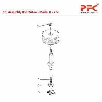 Rod Piston IR 8 x 7 ESV NL Air Compressor Parts