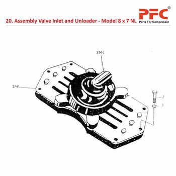 Valve Inlet & Unloader IR 8 x 7 ESV NL Parts