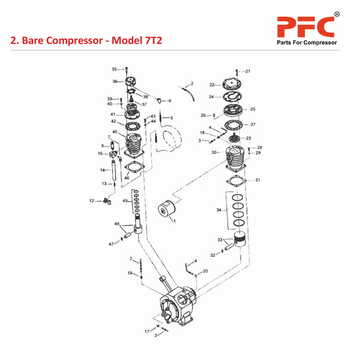 Cylinder and Piston IR 7T2 Air Compressor Parts