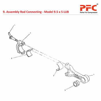 Rod Connecting IR 9 1/2 x 5 ESV LUB Parts