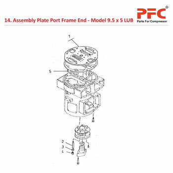 Plate Port Frame End IR 9 1/2 x 5 ESV LUB Parts