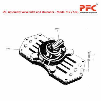 Valve Inlet & Unloader IR 9 1/2 x 5 ESV NL Parts