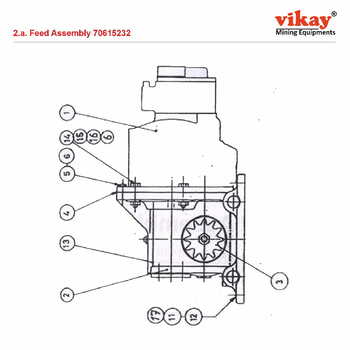 Feed Assembly Ingersoll Rand LM 100 Parts