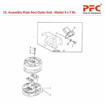 Plate Port Outer End IR 9 x 7 ESV NL Parts