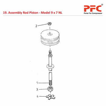 Rod Piston IR 9 x 7 ESV NL Air Compressor Parts