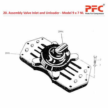 Valve Inlet and Unloader IR 9 x 7 ESV NL Parts