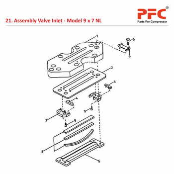 Valve Inlet IR 9 x 7 ESV NL Air Compressor Parts