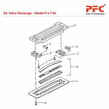 Valve Discharge IR 9 x 7 ESV NL Compressor Parts