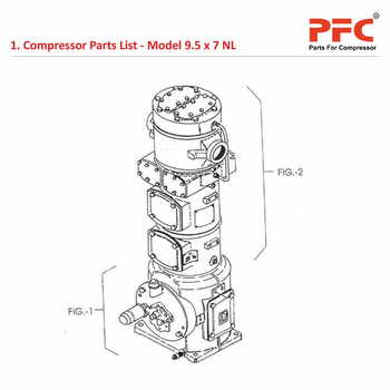Compressor Parts List IR 9 1/2 x 7 ESV NL Parts