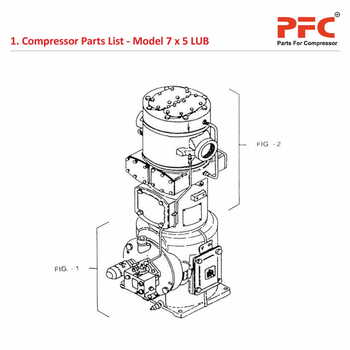 Compressor Parts Ingersoll Rand 7 x 5 ESV LUB