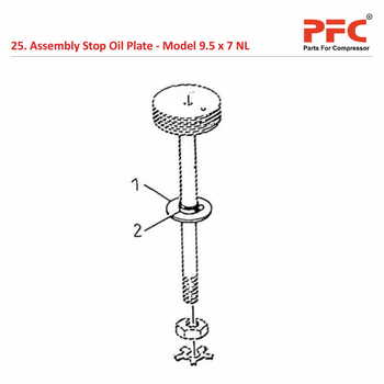 Stop Oil Plate IR 9 1/2 x 7 ESV NL Compressor Parts