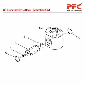 Cross Head IR 8 x 5 ESV NL Air Compressor Parts