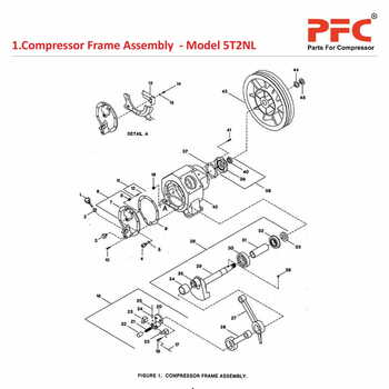 Compressor Frame IR 5T2 NL Air Compressor Parts
