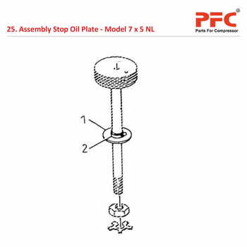 Stop Oil Plate IR 7 x 5 ESV NL Compressor Parts