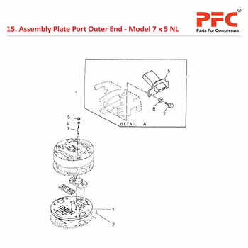 Plate Port Outer End IR 7 x 5 ESV NL Parts