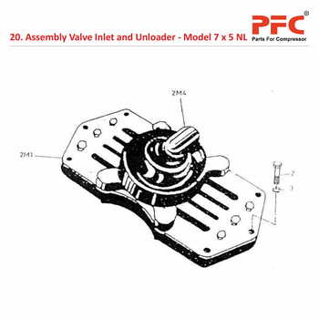 Valve Inlet and Unloader IR 7 x 5 ESV NL Parts