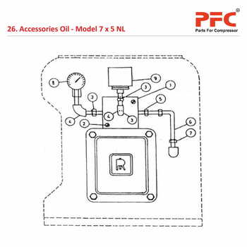 Accessories Oil IR 7 x 5 ESV NL Compressor Parts