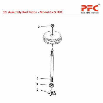 Rod Piston IR 8 x 5 ESV LUB Air Compressor Parts