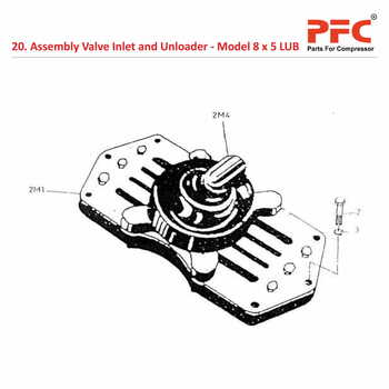 Valve Inlet - Unloader IR 8 x 5 ESV LUB Parts