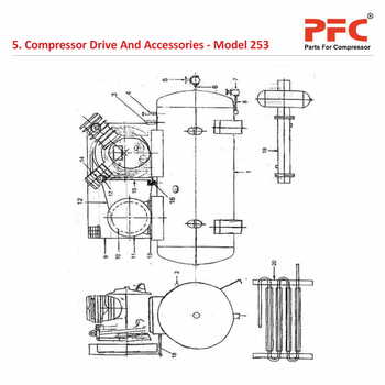 Compressor Drive And Accessories IR 253 Parts