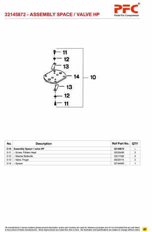 Spacer Assembly HP 32145872 Replacement