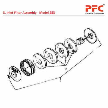 Inlet Filter IR 253 Air Compressor Parts