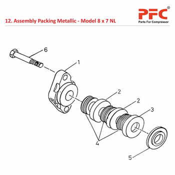 Assembly Packing Metallic IR 8 x 7 ESV NL Parts