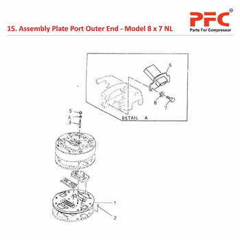 Plate Port Outer End IR 8 x 7 ESV NL Parts